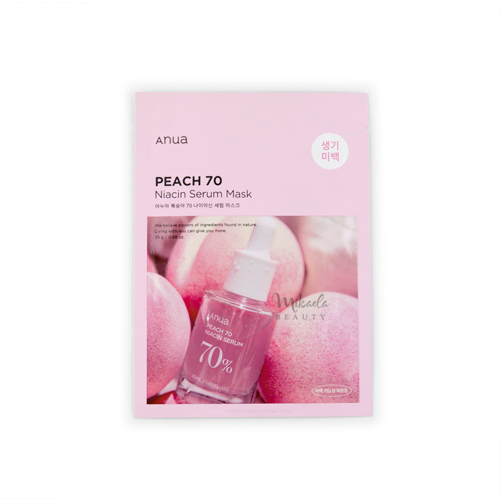 ANUA Peach 70 Niacin Serum Mask Canada | Korean Skincare | Mikaela ...