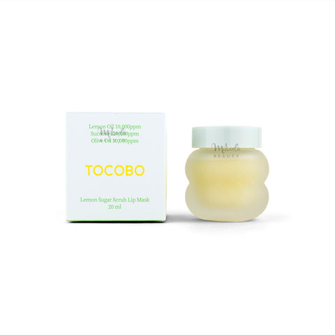 TOCOBO Lemon Sugar Scrub Lip Mask Canada | Korean Skincare | Mikaela